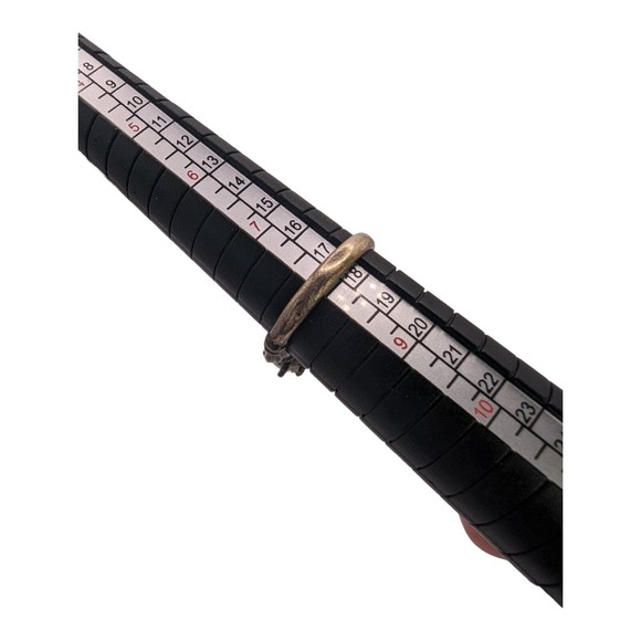 VTG Sterling Silver Round Cut Cubic Zirconia Solitaire Ring 925 CZ Size 8 Bridal - Picture 5 of 11